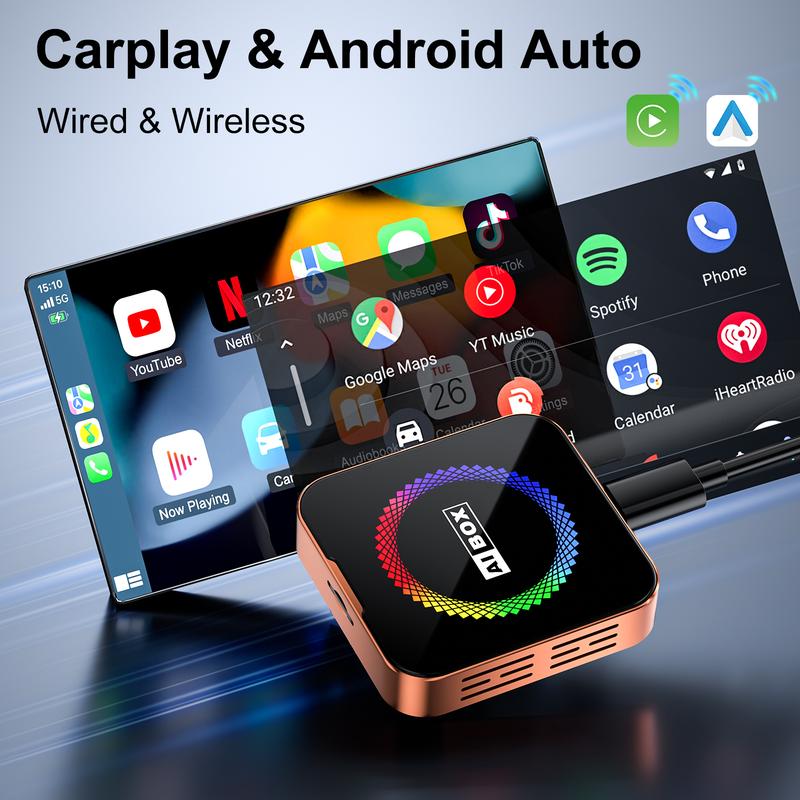 Aimoon Orange AI Cube Pro Max – Wireless CarPlay & Android Auto AI Box