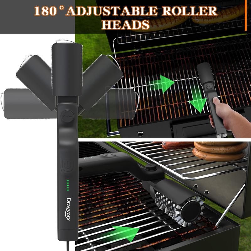 Rechargeable Electric BBQ Grill Cleaning Brush