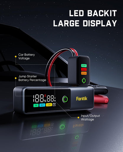 Fanttik Potent T10 Portable Car Emergency Jump Starter